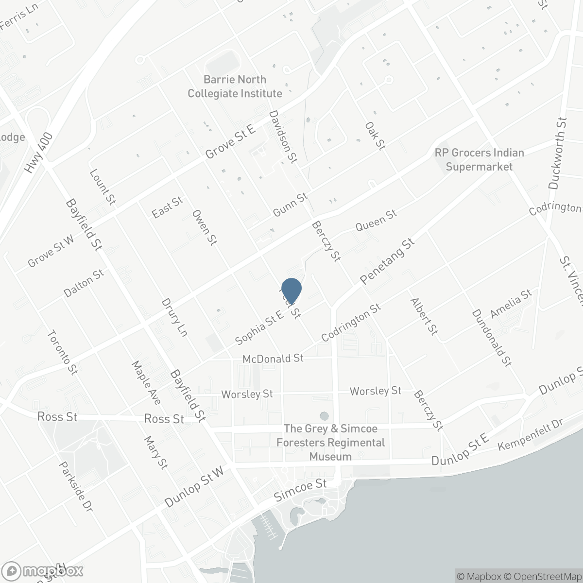 29 PEEL STREET, Barrie, Ontario L4M 3K9